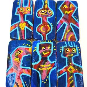 Hand Crafted Little Works of Art - Domino Buddies